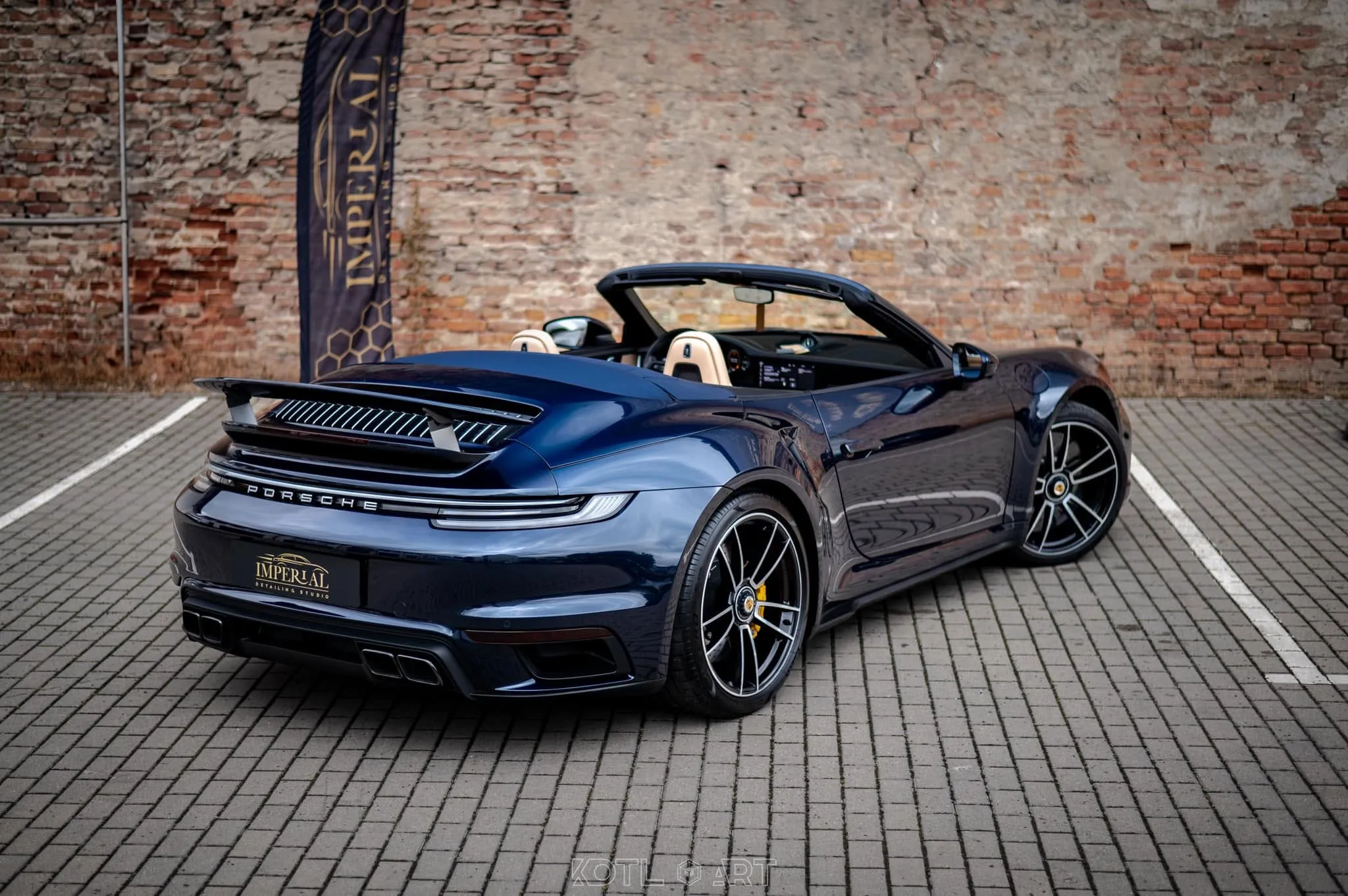 Porsche 911 Turbo S Cabrio — przed pracami